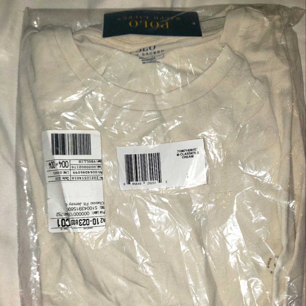 Brand New Creme Ralph Lauren T-shirt